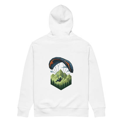 Green Paraglider - Hoodie aus Bio Baumwolle