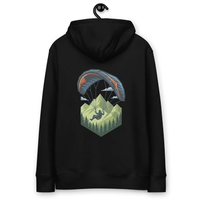 Green Paraglider - Hoodie aus Bio Baumwolle