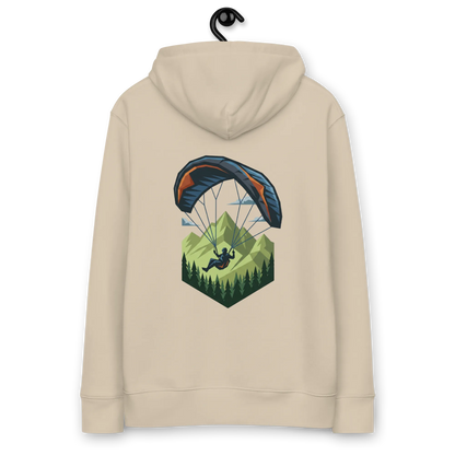 Green Paraglider - Hoodie aus Bio Baumwolle