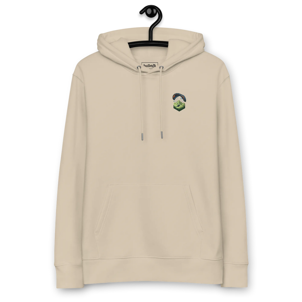 Green Paraglider - Hoodie aus Bio Baumwolle