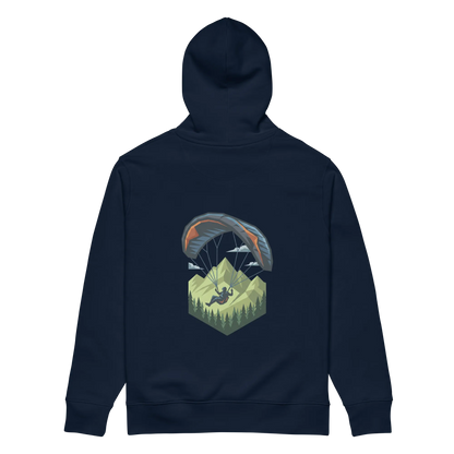 Green Paraglider - Hoodie aus Bio Baumwolle