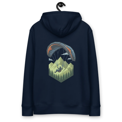 Green Paraglider - Hoodie aus Bio Baumwolle