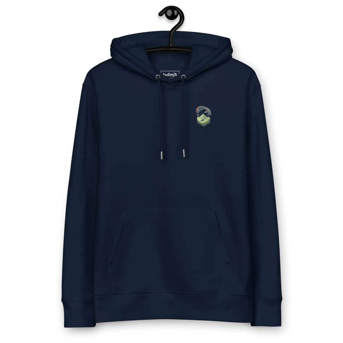 Green Paraglider - Hoodie aus Bio Baumwolle