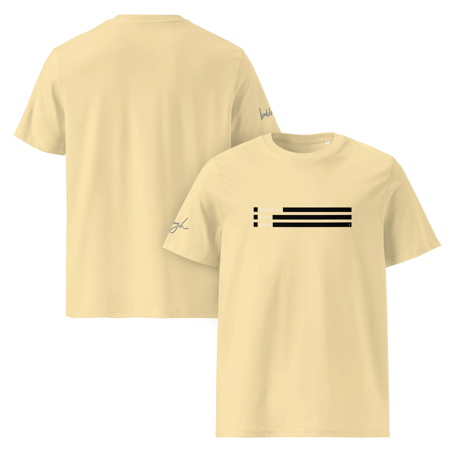 Smiley Text Doppelpunkt D - T-Shirt aus Bio Baumwolle