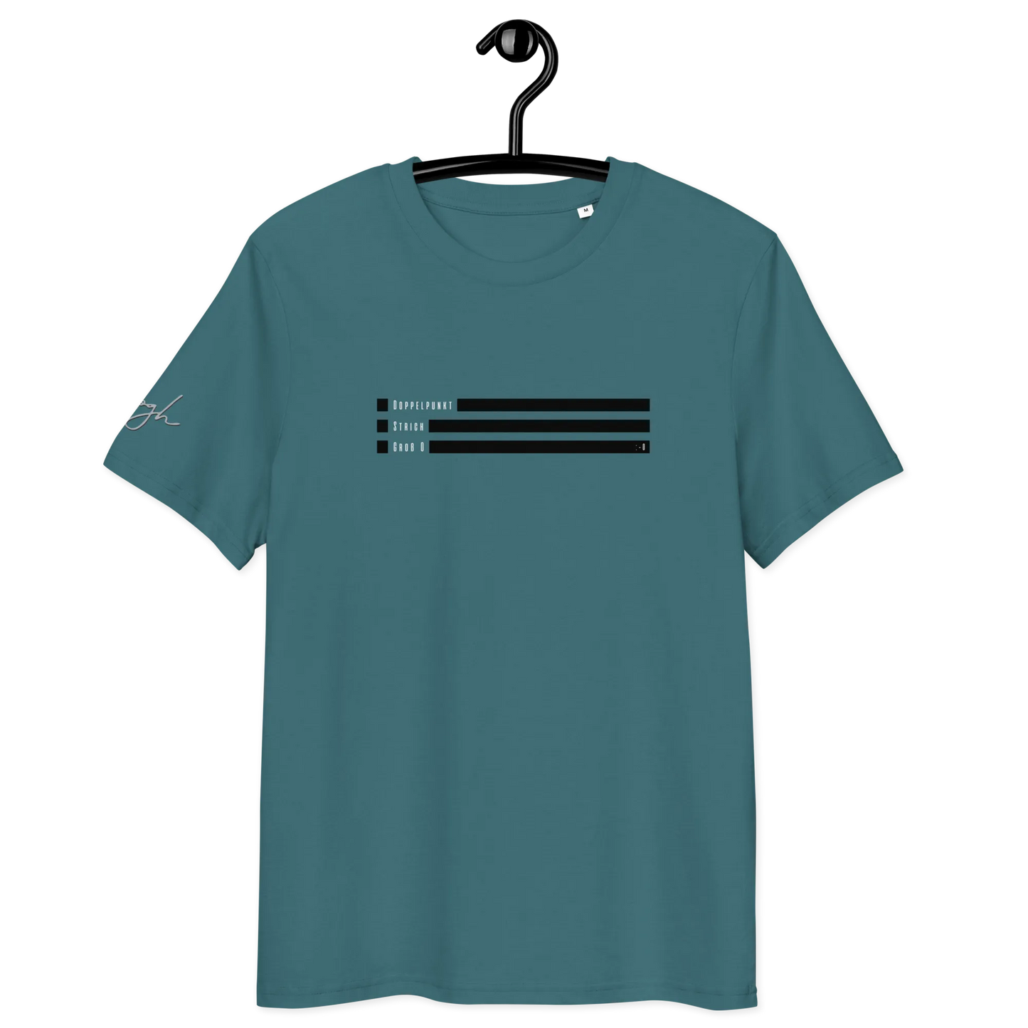 Smiley Text Doppelpunkt O - T-Shirt aus Bio Baumwolle