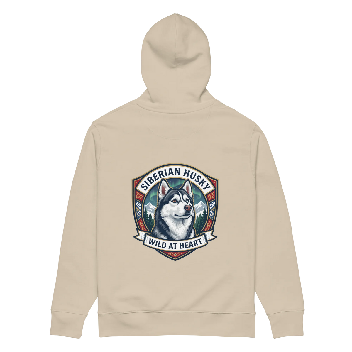 Seberian Husky - Hoodie aus Bio Baumwolle