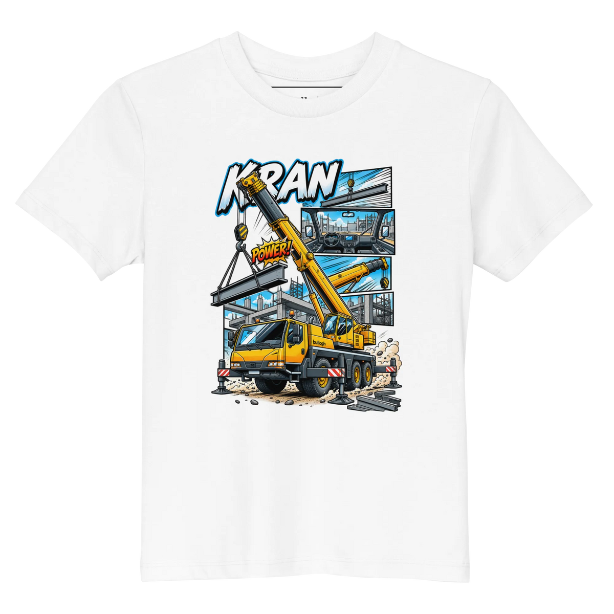 Kran - Kinder T-Shirts aus Bio Baumwolle