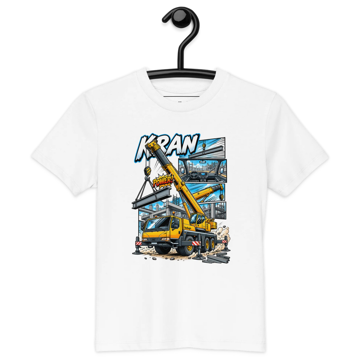 Kran - Kinder T-Shirts aus Bio Baumwolle