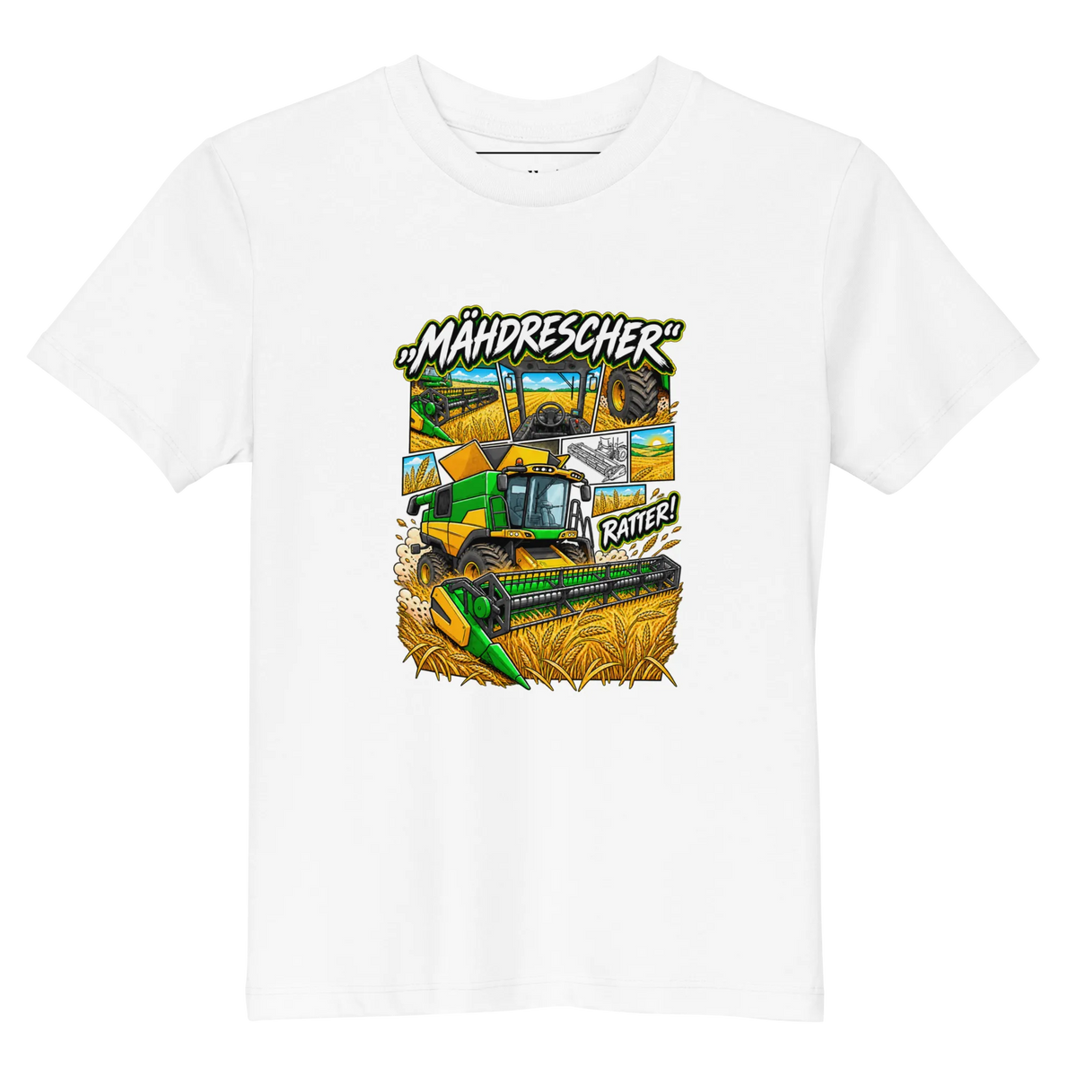 Mähdrescher - Kinder T-Shirts aus Bio Baumwolle