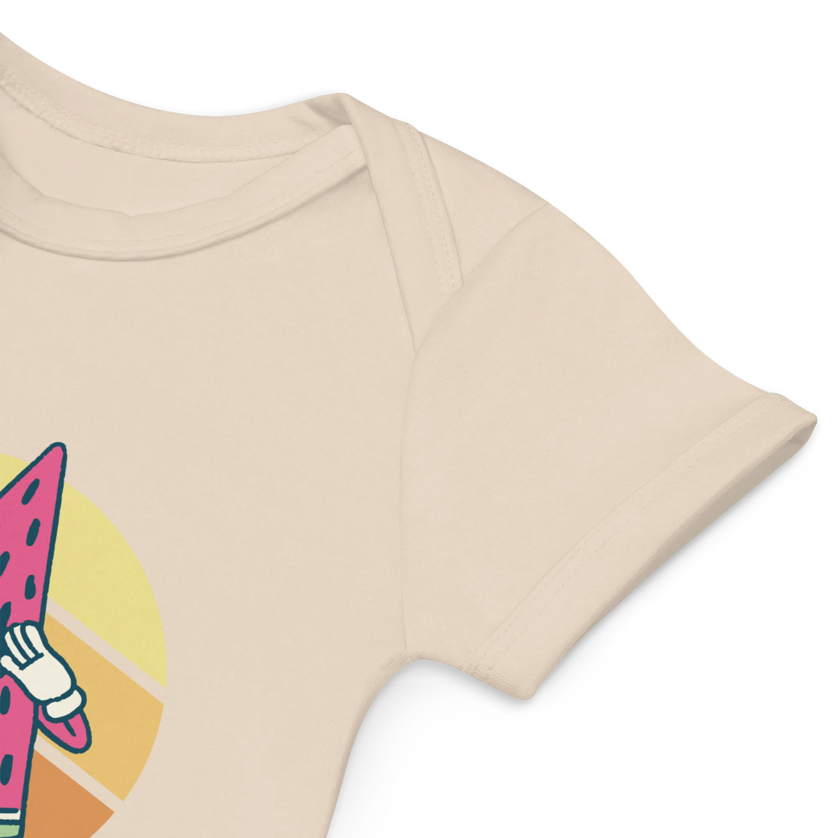 Melone - Baby Body aus Bio Baumwolle
