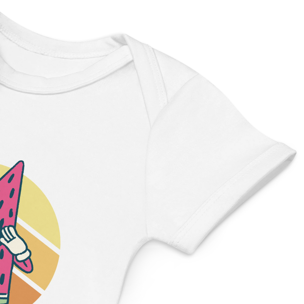 Melone - Baby Body aus Bio Baumwolle