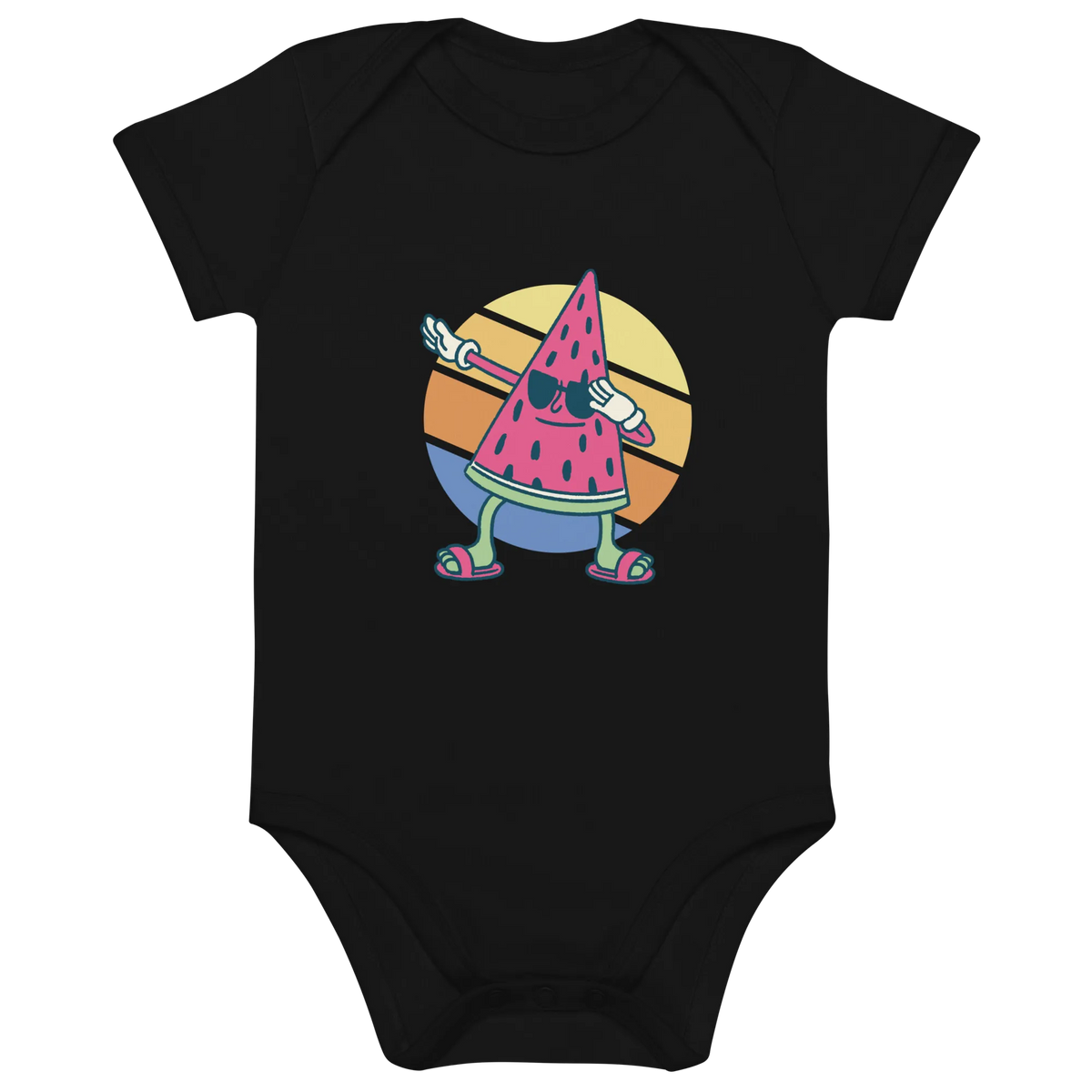 Melone - Baby Body aus Bio Baumwolle