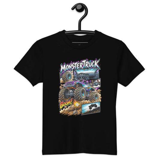 Monstertruck - Kinder T-Shirt aus Bio Baumwolle