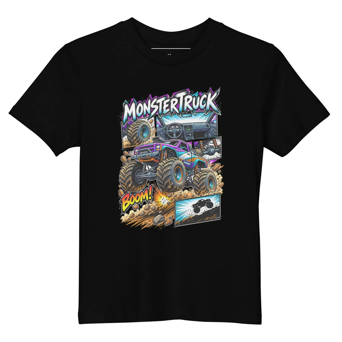 Monstertruck - Kinder T-Shirt aus Bio Baumwolle