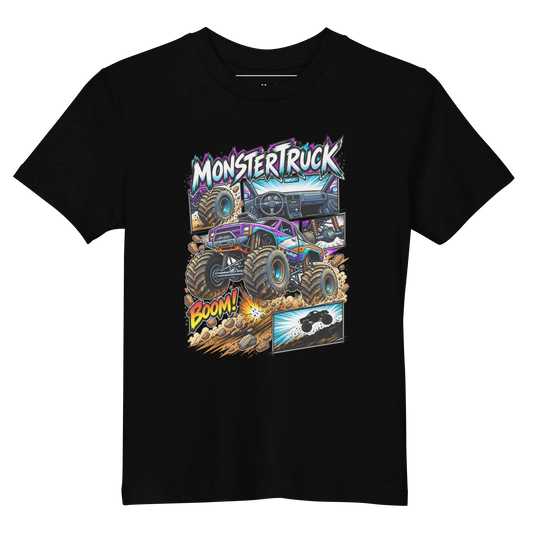 Monstertruck - Kinder T-Shirt aus Bio Baumwolle