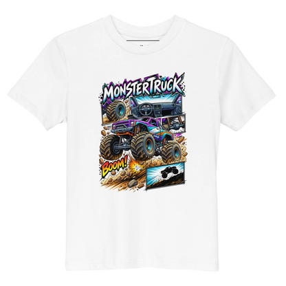 Monstertruck - Kinder T-Shirt aus Bio Baumwolle