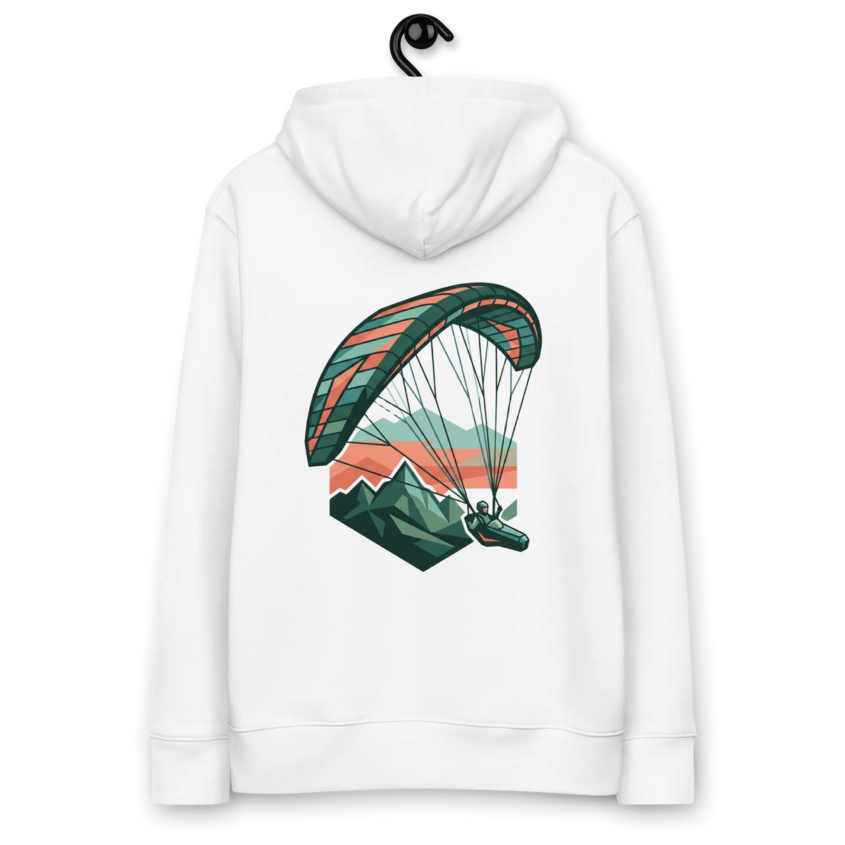 Paragliding Mountain 2 - Hoodie aus Bio Baumwolle
