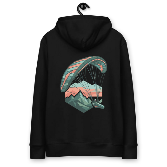 Paragliding Mountain 2 - Hoodie aus Bio Baumwolle