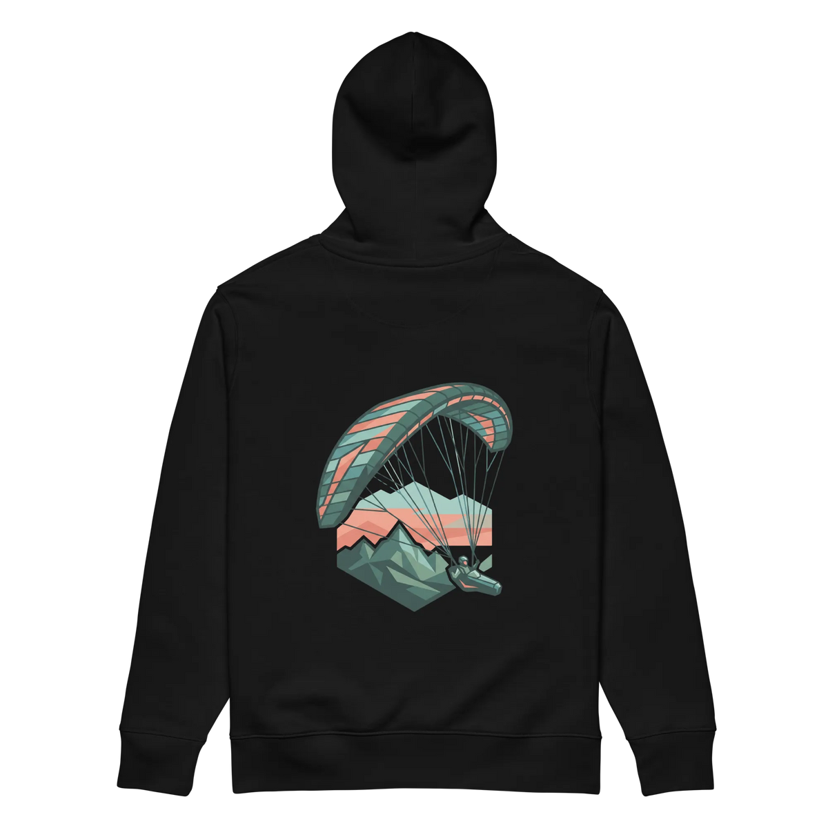Paragliding Mountain 2 - Hoodie aus Bio Baumwolle