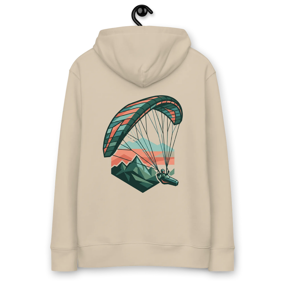 Paragliding Mountain 2 - Hoodie aus Bio Baumwolle