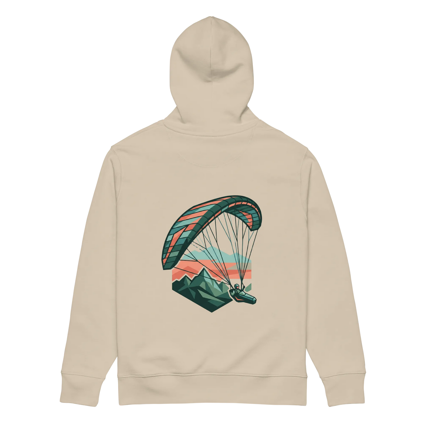 Paragliding Mountain 2 - Hoodie aus Bio Baumwolle