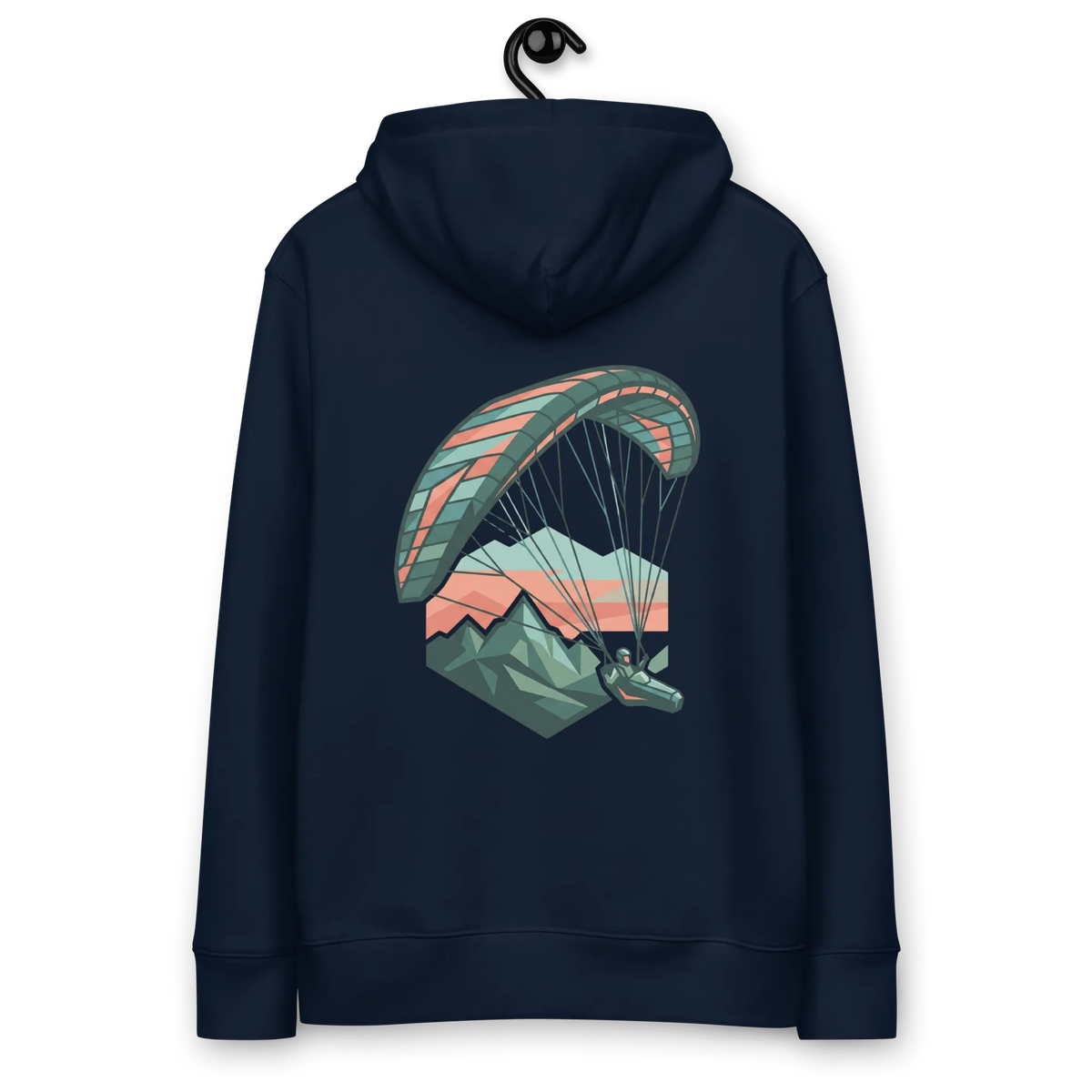 Paragliding Mountain 2 - Hoodie aus Bio Baumwolle