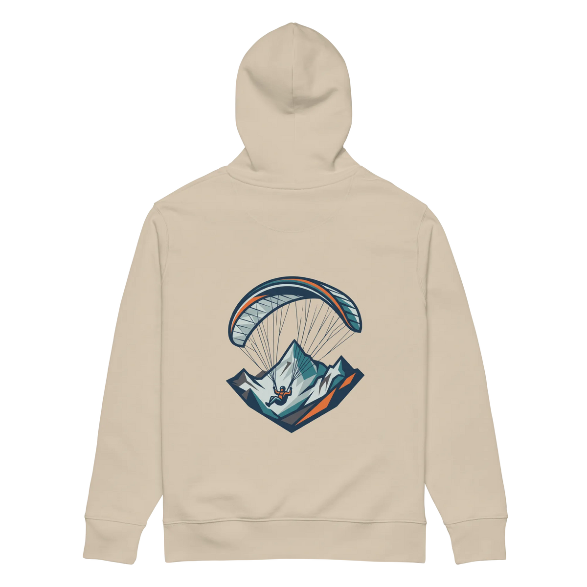 Paragliding Ice -  Hoodie aus Bio Baumwolle