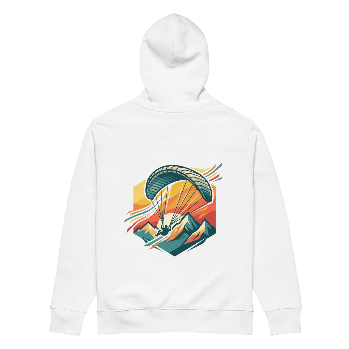 Paragliding View - Hoodie aus Bio Baumwolle