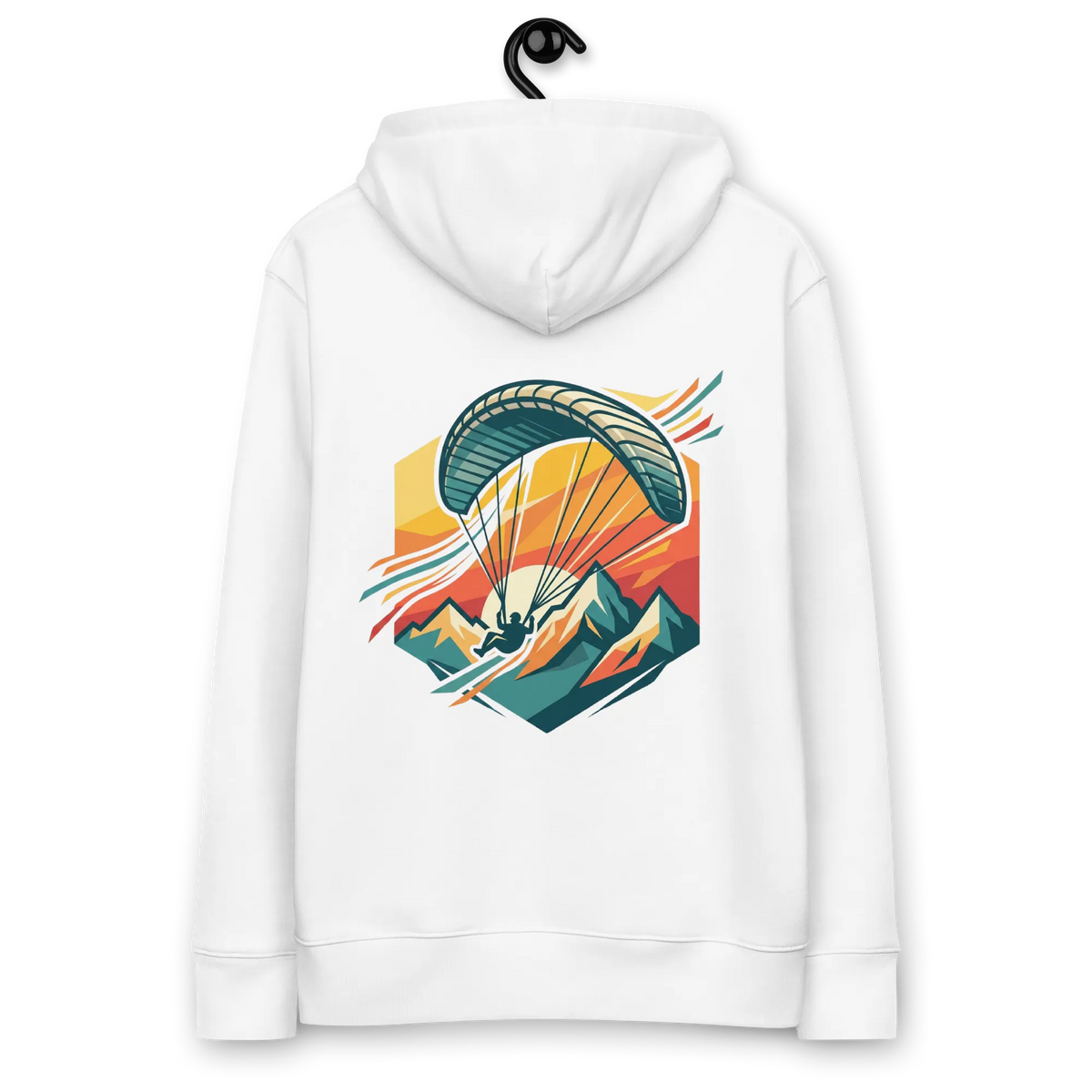 Paragliding View - Hoodie aus Bio Baumwolle