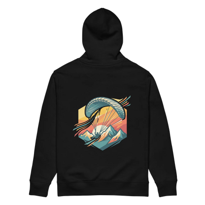 Paragliding View - Hoodie aus Bio Baumwolle