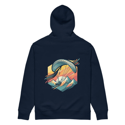 Paragliding View - Hoodie aus Bio Baumwolle