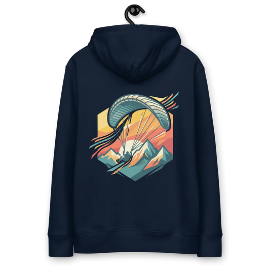 Paragliding View - Hoodie aus Bio Baumwolle