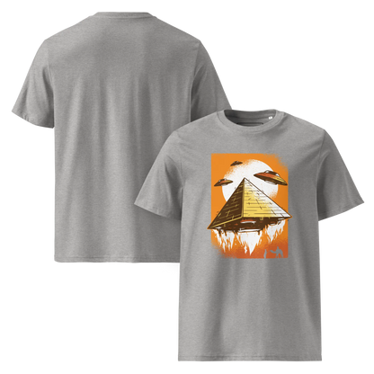UFO's und Pyramiden – T-Shirt aus Bio Baumwolle