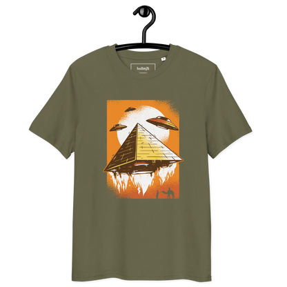 UFO's und Pyramiden – T-Shirt aus Bio Baumwolle