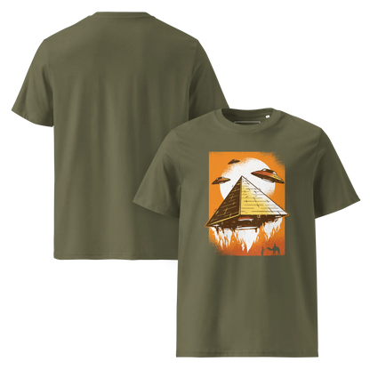UFO's und Pyramiden – T-Shirt aus Bio Baumwolle
