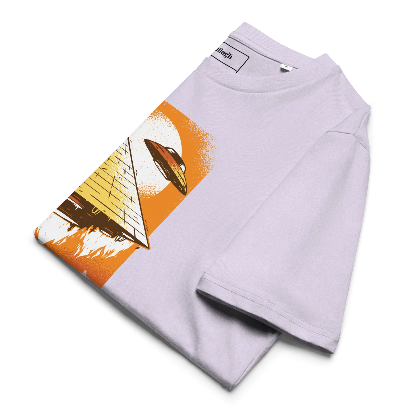 UFO's und Pyramiden – T-Shirt aus Bio Baumwolle