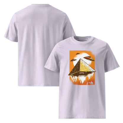 UFO's und Pyramiden – T-Shirt aus Bio Baumwolle