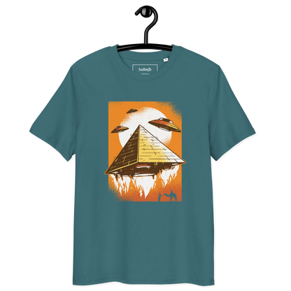 UFO's und Pyramiden – T-Shirt aus Bio Baumwolle
