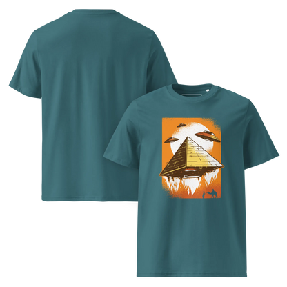 UFO's und Pyramiden – T-Shirt aus Bio Baumwolle