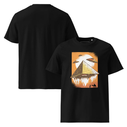 UFO's und Pyramiden – T-Shirt aus Bio Baumwolle