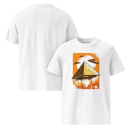 UFO's und Pyramiden – T-Shirt aus Bio Baumwolle