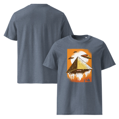 UFO's und Pyramiden – T-Shirt aus Bio Baumwolle