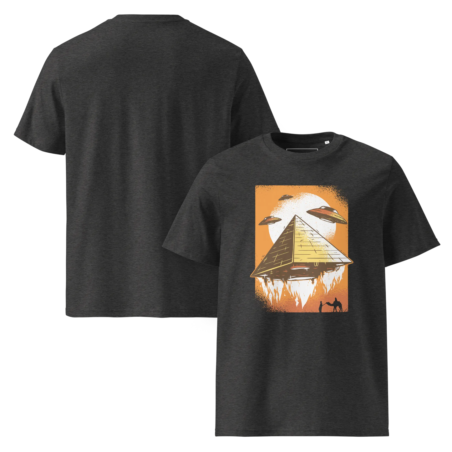 UFO's und Pyramiden – T-Shirt aus Bio Baumwolle