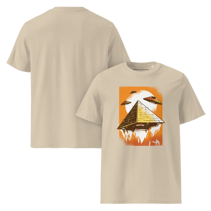 UFO's und Pyramiden – T-Shirt aus Bio Baumwolle
