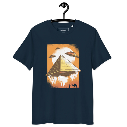UFO's und Pyramiden – T-Shirt aus Bio Baumwolle