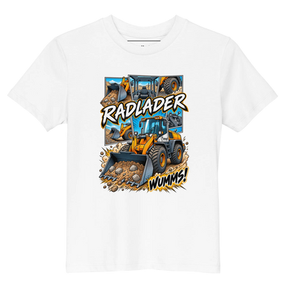 Radlader - Kinder T-Shirt aus Bio Baumwolle