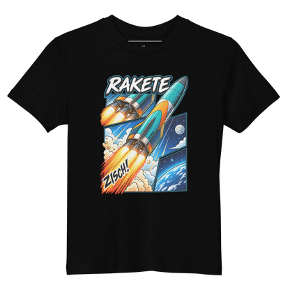Rakete - Kinder T-Shirt aus Bio Baumwolle