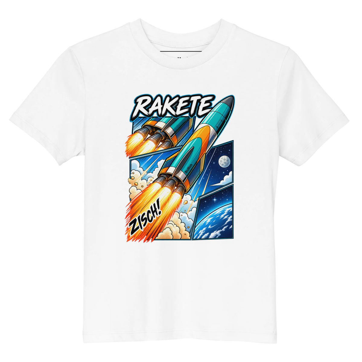 Rakete - Kinder T-Shirt aus Bio Baumwolle