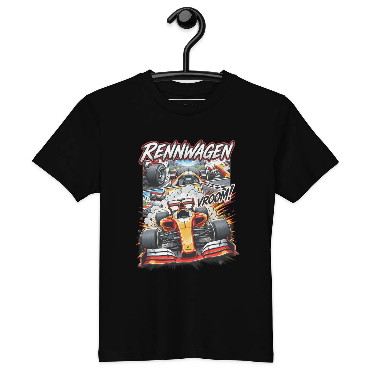 Rennwagen - Kinder T-Shirt aus Bio Baumwolle