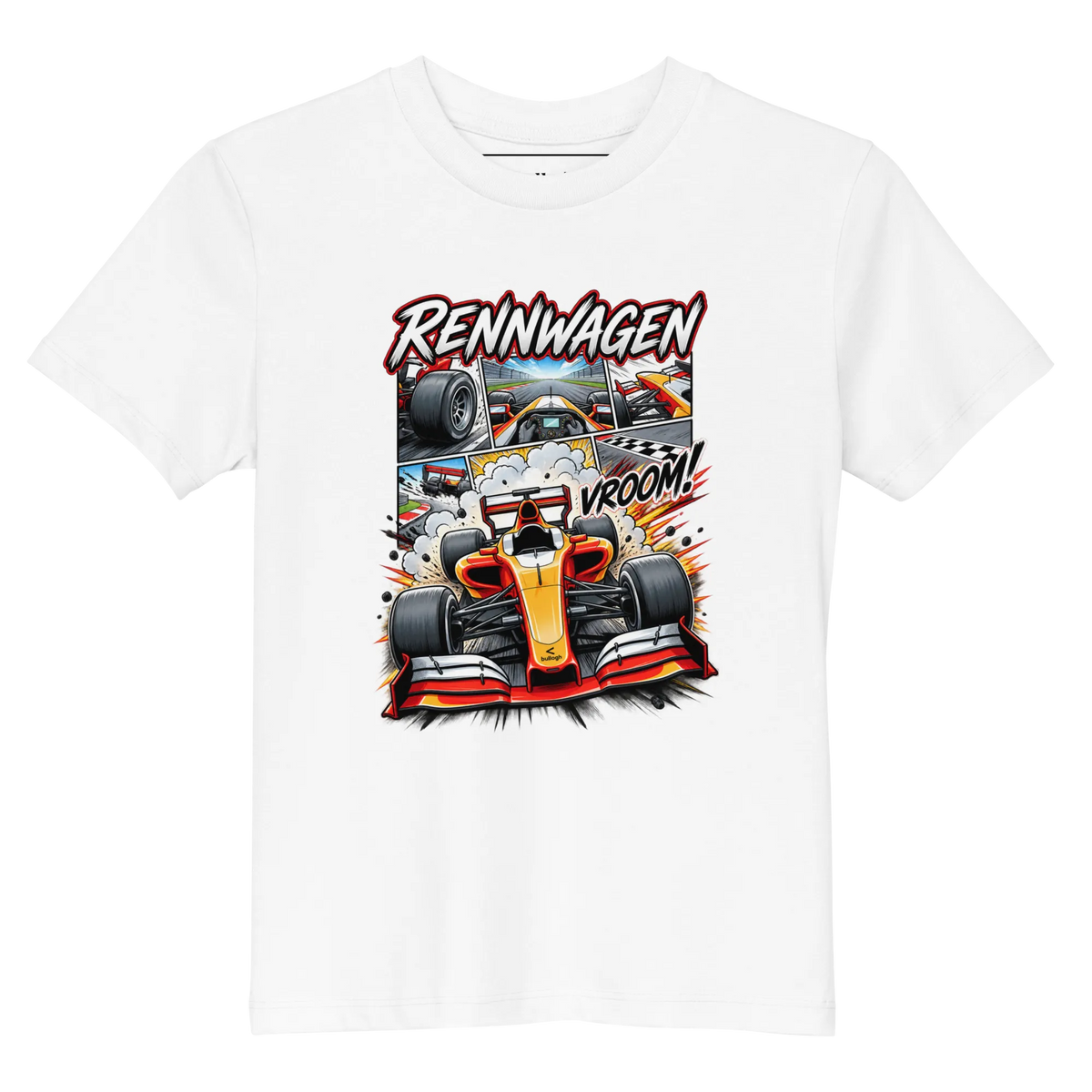 Rennwagen - Kinder T-Shirt aus Bio Baumwolle